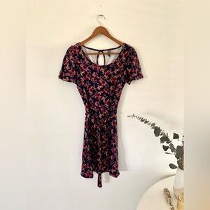 Knee length flower dress